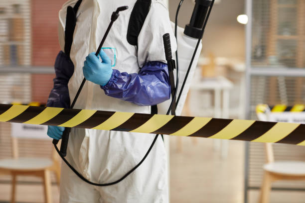 Professional Biohazard Cleanup technician working in Furlong, PA
